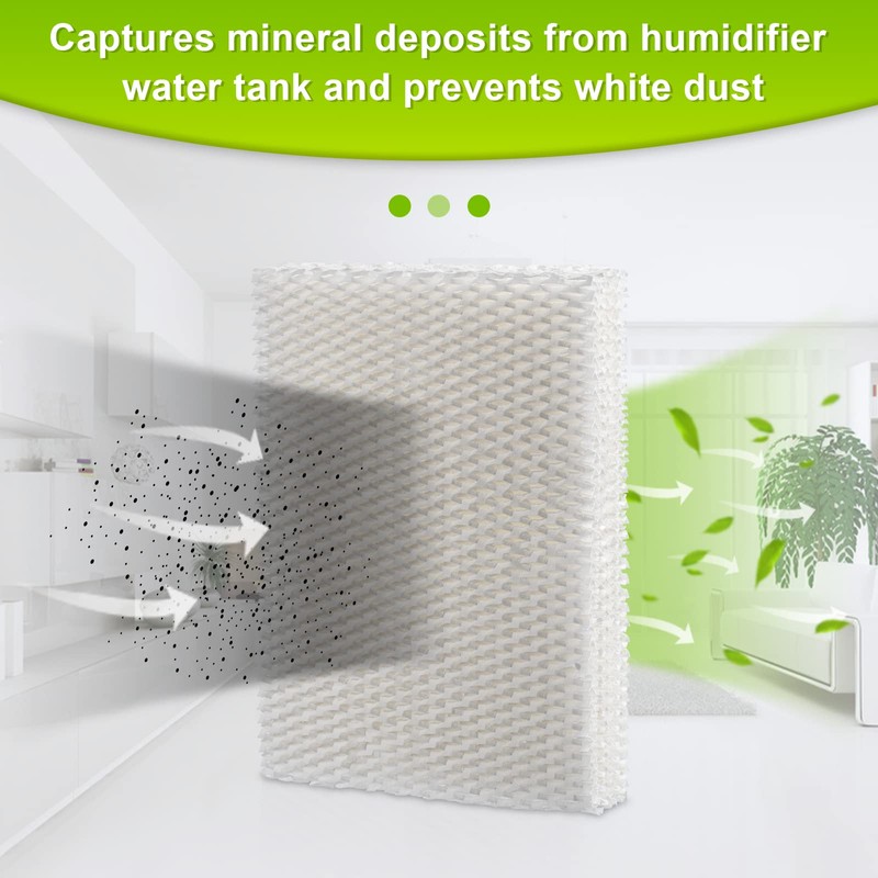 MD1-0034 Humidifier Replacement Filters Wick -Compatible with Vornado Evaporative Humidifier