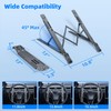 Angle Adjustable Car Steering Wheel Laptop Holder,Foldable Laptop Stand for