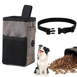 ZBKJYILF Treat Bag for Dogs, Food Bag, Treat Bag for Dogs, Treat Bag with Adjustable Buckle for Training, Feeding