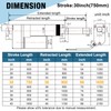 12V Linear Actuator 176lbs/800N 0.78"/s High Speed Linear Actuator Stroke
