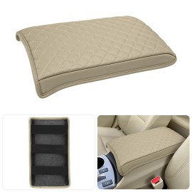 KBH For Acura RDX 2013-2018 Center Console Lid Armrest Cushion Cover Pad Beige Tan