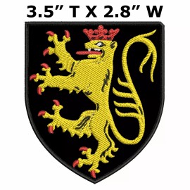 Superheroes Gear Palatinate Medieval Coat of Arms Patch Embroidered Iron-On Applique