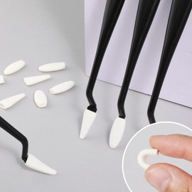 Sponge Eraser Pen, Set of 4 Sponge Paper Wiper Set with 40 Replacement Sponge Heads, Painting Paper, Eraser Pens, Special High Gloss Detail Eraser Pens for Art Students and Painters, Drawing