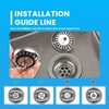 Kitchen Sink Strainer Drainer Plug - 84mm Thick Stainless Steel