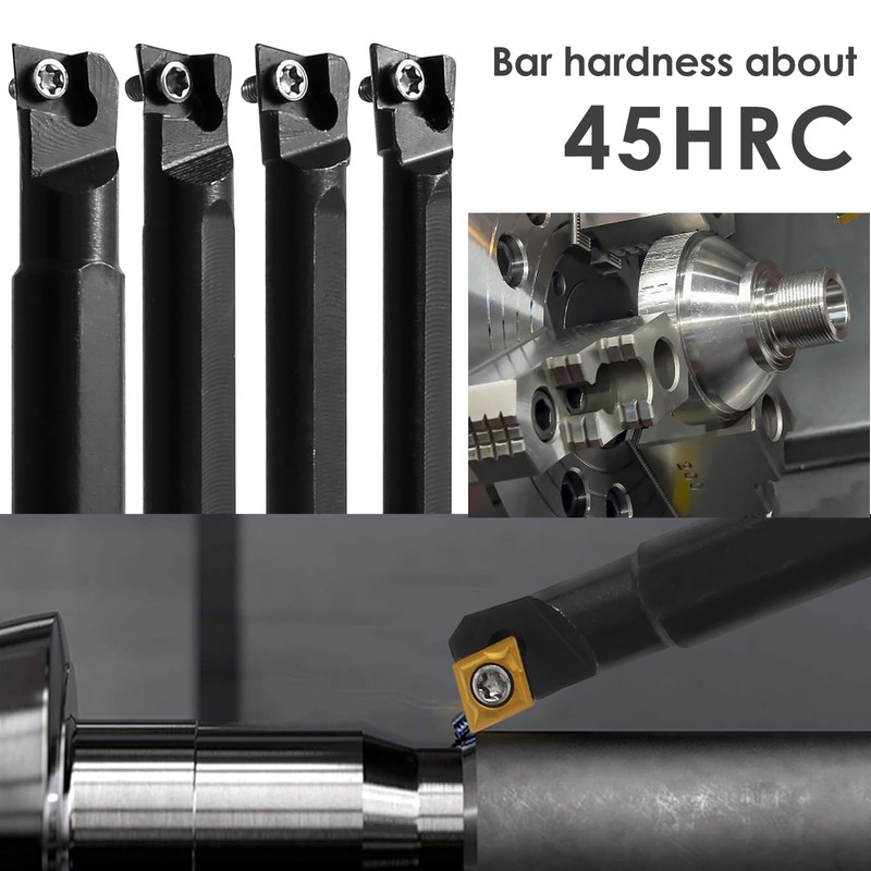 Lathe Turning Tool Set Boring Bar S06K/S07K/S08K/S10K-SCLCR06 Mini Metal Cutting