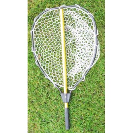 Kufa Retractable Aluminum Landing Net With Pvc Mesh hoop20"x16"han