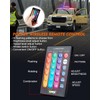 LUMENIX LED Roof Top Strobe Beacon Light Bar Rooftop Security