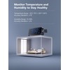 Projection Alarm Clock for Bedroom, Alarm Clock with 350° Rotatable