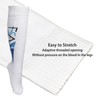 Fencing Socks Sweat Absorbing Breathable Stretchy Wearable Combed Cotton Unisex