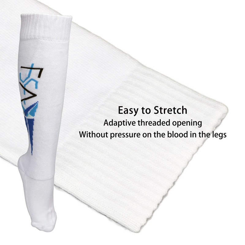 Fencing Socks Sweat Absorbing Breathable Stretchy Wearable Combed Cotton Unisex