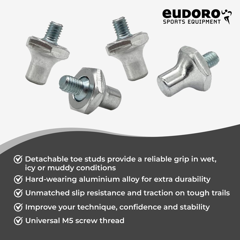 Mountain Bike & Cyclocross Mud Shoe Toe Studs/Spikes - Universal