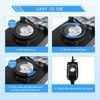 M EGA MEGACUBE Outdoor Timer Outlet Waterproof, 24 Hour Mechanical
