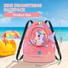Friedwohl Children's Swimming Bag, Girls Boys Waterproof Gym Bag, Swimming