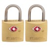 Brinks 2 Pack Tsa Approved Brass Luggage Locks Durability Travel