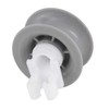 Bosch 00611666 Genuine OEM Dishrack Roller (Gray) for Bosch Dishwashers