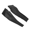 1Pair Front Cowl Extension Trim Cover Black Left Right Windshield