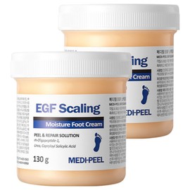Medi-Peel EGF Scaling Moisture Foot Cream 130g, 1 pack, 2 pieces / 메디필 EGF 스케일링 모이스처 풋 크림 130g, 1개입, 2개