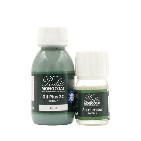 Rubio Monocoat Wood Stain & Finish 65 ft² - Aqua