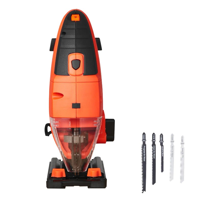 6.5 Amp 3000 SPM Blade Speed Electric Jigsaw 6pcs Blades