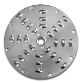 RHINO, Disco de Rallado para Procesador de Alimentos, Acero Inoxidable Grado Alimenticio, 10 milímetros, Compatible con el Procesador de alimentos PROAL-55, DIPRO-RA-10