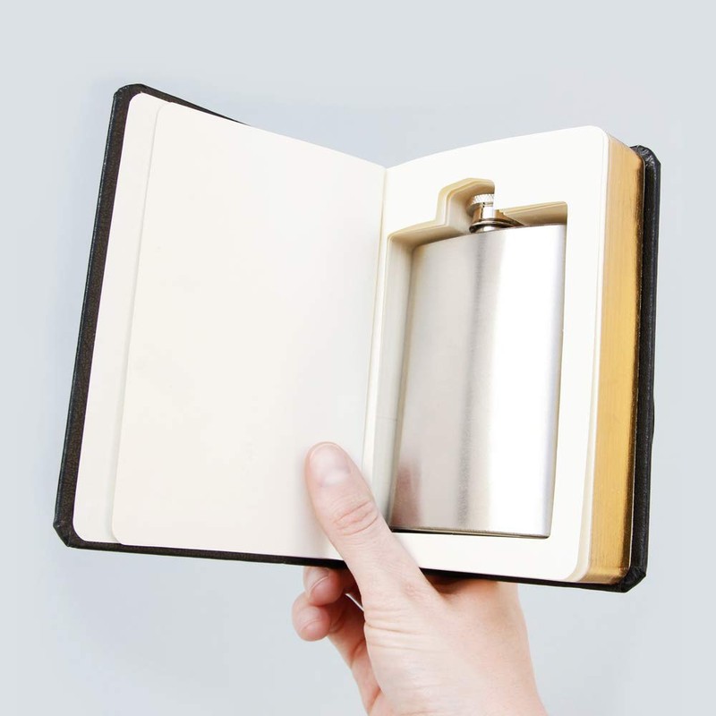 Suck UK Book Hip Flask