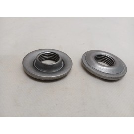 Unbranded 10-Pk Mild Steel 1/2" Weld-On / In Bung Flange 1/2" Fuel Tank Fitting - 1-3/4"OD