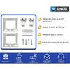 Canvas Floater Box Frame Picture Hanging Kit Silver CWH Hangers