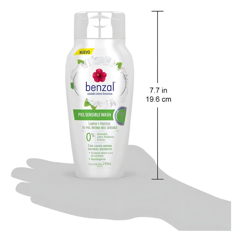 Benzal Wash íntimo Piel sensible y Crema de avena para