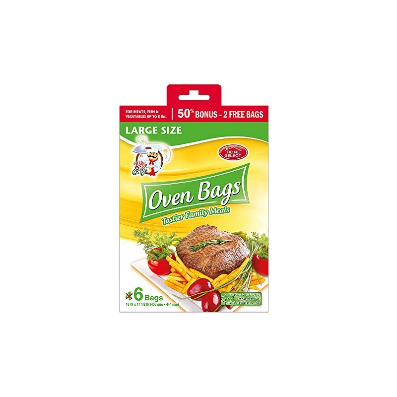 Home Select 10750-4 Oven Bags with 2 Bonus Bags (6
