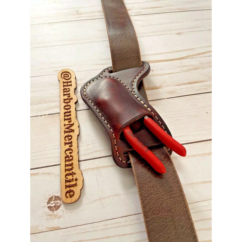 harbour mercantile channel lock sheath leather sheath for 5-6” pliers
