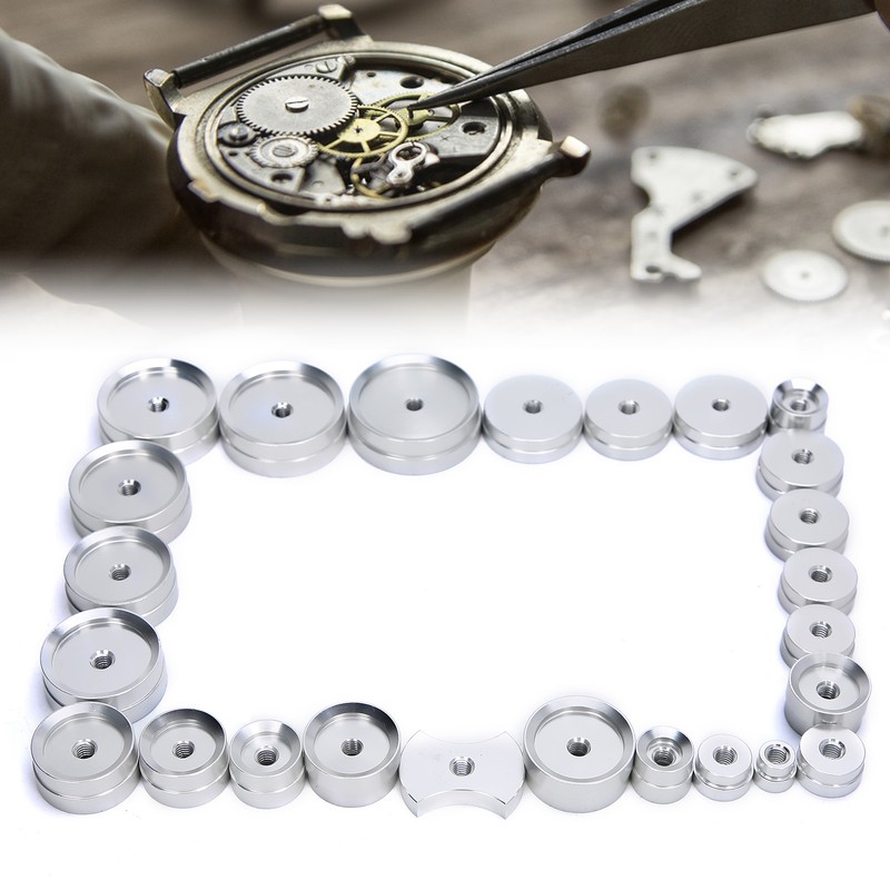 25pcs Capping Machine Dies Aluminum Alloy Watch Back Case Closer