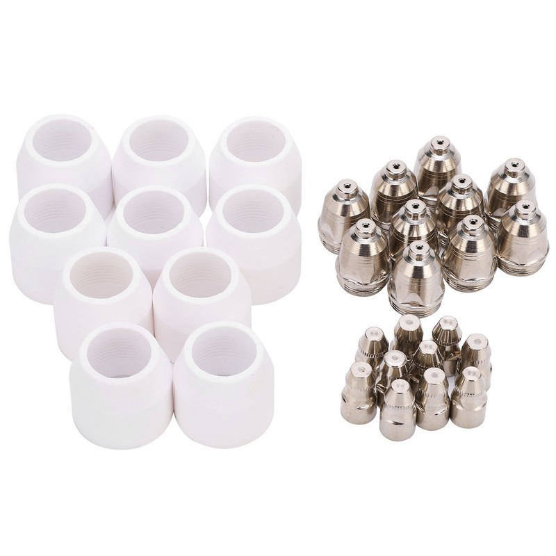Plasma Consumable Kit P80 Electrode Tip Ceramic Nozzle Set Accessories