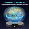 Floating Globe, Magnetic Levitating Globe with LED Light, 360° Rotating
