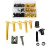 Fairing Bolt Kit,198Pcs/Set Windscreen Fairing Screws M5 M6 Bolts Kit