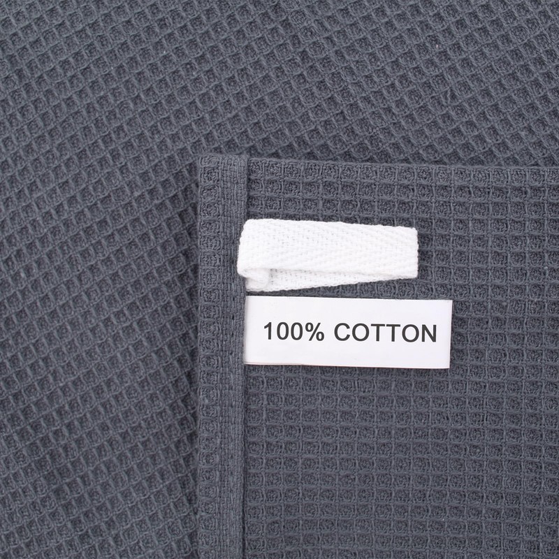 4 x Tea Towels, 100% Cotton, 35 x 35 cm,