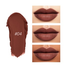Erinde Matte Lipstick Crayon for Women, Warm Reddish Brown 24 Hour Lipstick Lip Liner Pencil, Neutral Lip Stick Long Lasting Waterproof, Vegan & Cruelty-Free, 04