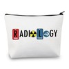 BDPWSS Radiology Technician Makeup Bag X-Ray Tech Gift Radiation Therapist