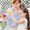 MICHLEY Unbreakable Stemmed Wine Glasses, 100% Tritan Plastic Snifter Glasses,