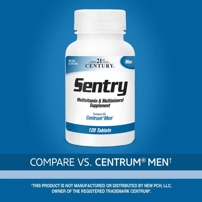 21st Century Multivitamínico Y Multimineral 120 Tabletas Sfn Sin Sabor