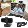 HD Webcam 1080P 30 Fps Noise Reduction 90° Wide Viewing
