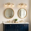 Watyo Bathroom Light Fixtures Gold Vanity Light 3 Light Wall