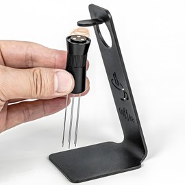 WDT Espresso Distribution Tool, 6-Pin 304 Stainless Steel Coffee Stirrer for Barista, Adjustable Espresso Needle Distributor for Even Extraction