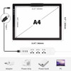 Rechargeable A4 Diamond Art Light Board, 6-Levels Brightness Drawing Pad,