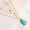 72ore Boho Necklaces for Women Dainty Gold Layered Western Stone