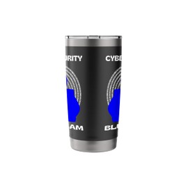 Blue Team Cybersecurity Hacking Ethical Hacker Cybersecurity Stainless Steel Insulated Tumbler