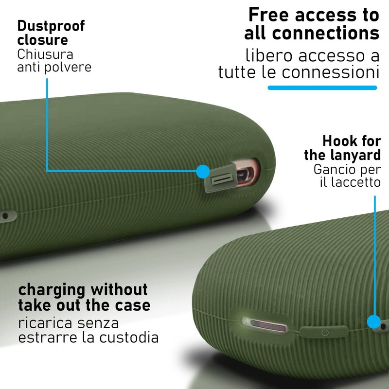 Case Compatible with IQOS ILUMA, Cover + Magnetic Faceplate, Magnetic