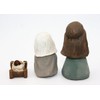 Geschenkestadl Nativity Figures Set of 7 Children's Face Figures up