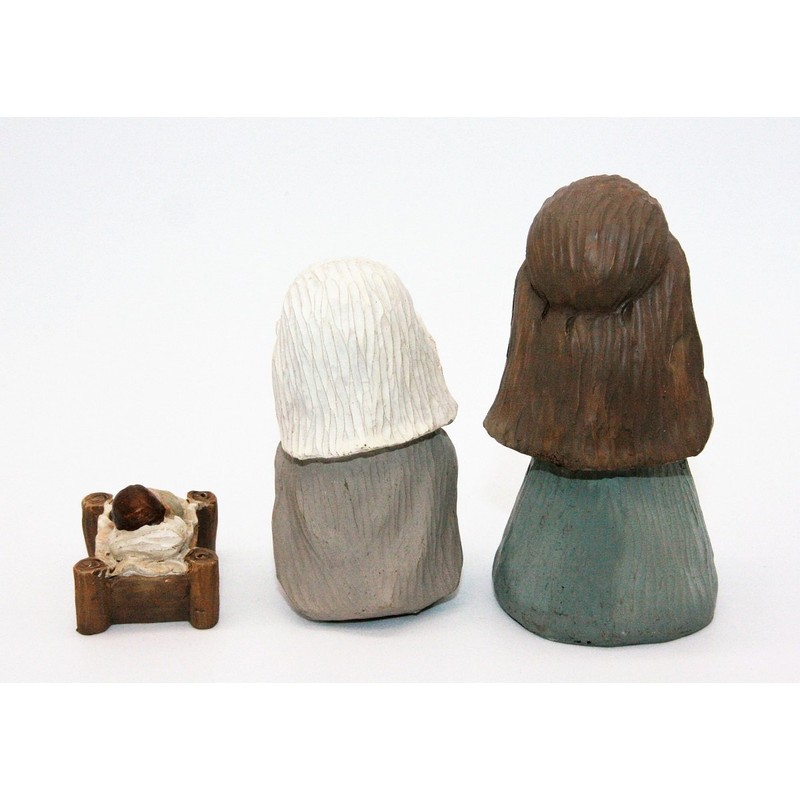 Geschenkestadl Nativity Figures Set of 7 Children's Face Figures up
