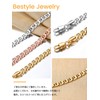 Bestyle Anklet, Women's, Men's, Stainless Steel, Chain, Hypoallergenic, Leave on,