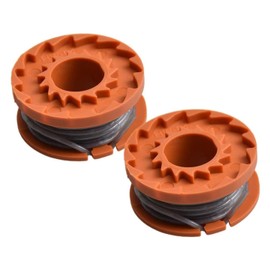 2PCS Strimmer Spool & Line Replacement Compatible with for POWERBASE N0F-GT-300/20-E Grass Trimmer Accessories Spool Line